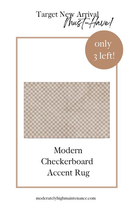 In case you haven’t heard, checkered rugs are IN these days! 

This rug is already a best-seller at Target, and it just came in! 

There’s only 3 left! Make sure to grab one before it’s too late! 

#LTKhome #LTKFind