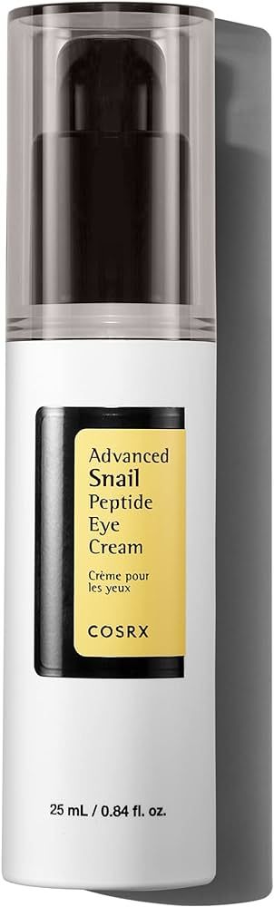 COSRX Snail Peptide Eye Cream with 73.7% Snail Mucin and Niacinamide - Brightening Korean Night C... | Amazon (US)