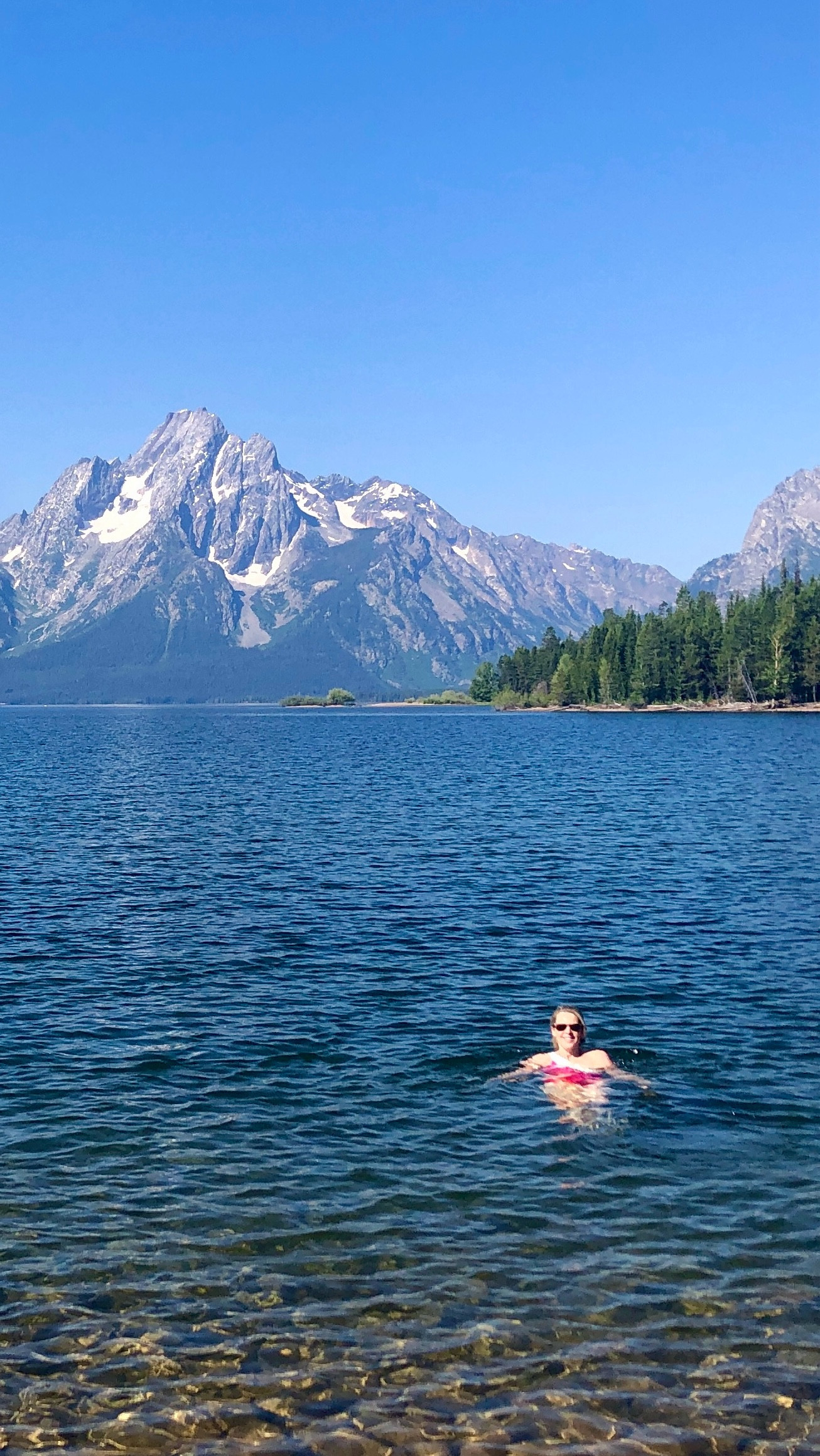 📍Grand Teton National Park. 
Summer Swimsuits 

Grand Teton in Wyoming is one of my favorite national parks, in part because it has lovely lake swimming. And those views! 😍 This is Jackson Lake; as you can hear I was surprised how warm it was! 

I am wearing my Summersalt Sidestroke swimsuit and it’s 30% off with code SPF30. 

💦Sizes 2-24 and 10+ colors! There’s also a long torso version. I am 5’6” and wearing a 6LT. 



#LTKTravel #LTKSaleAlert #LTKOver40