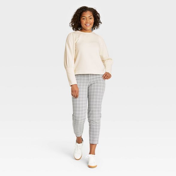 Women's High Cuff French Terry Sweatshirt - A New Day™ | Target