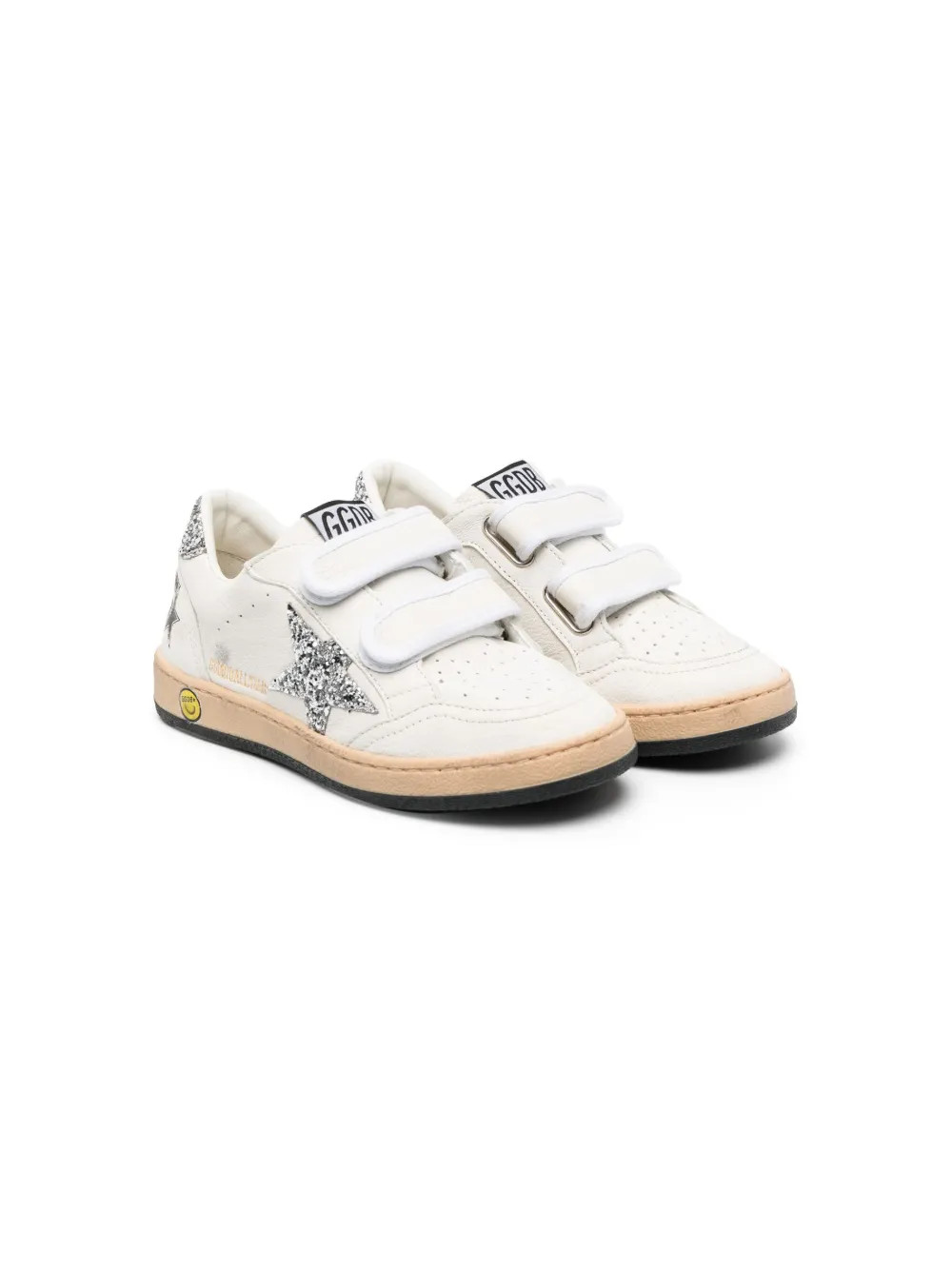 Golden Goose Kids Ball Star touch-strap Sneakers | White | FARFETCH | Farfetch Global
