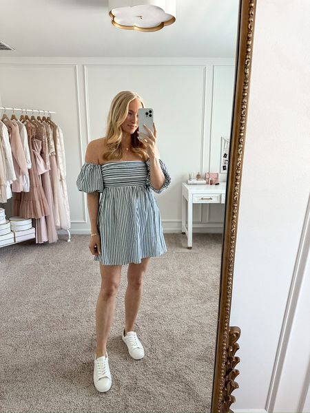 Such a cute dress from Abercrombie! I have it paired with my favorite white tennis shoes for a fun but comfortable daytime outfit! Wearing size small. Summer dresses // daytime dresses // casual outfits // lunch outfits // Abercrombie dresses // Abercrombie fashion // LTKfasion // white tennis shoes 

#LTKSeasonal #LTKFestival #LTKstyletip