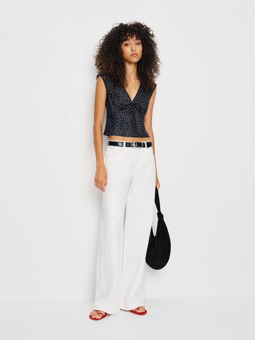 Cherry Silk Top | Reformation (Global)