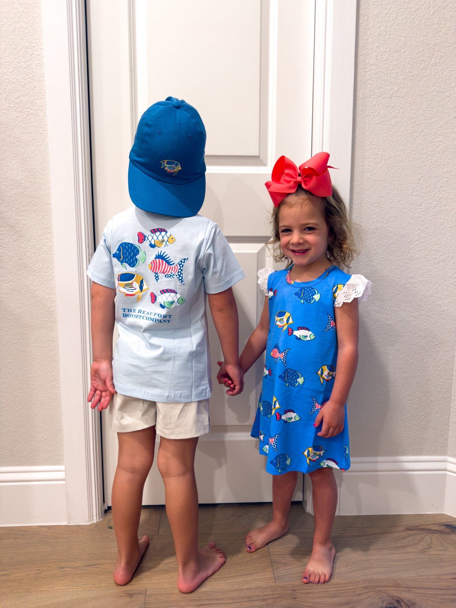 This fish print is precious🐠🐟🐡

Vacation ready styles at TBBC 25% off through tonight. Use code SPLASH to save☀️

My son is wearing his normal size in both shirt & shorts (shorts not included in sale)
I sized up one size in the dress for length

#LTKU #LTKKids #LTKSaleAlert