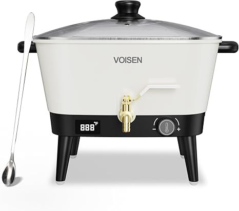 VOISEN Wax Melter for Candle Making, 8Qts Candle Wax Melting Pot with Spout for Soy Wax Soap Base... | Amazon (US)