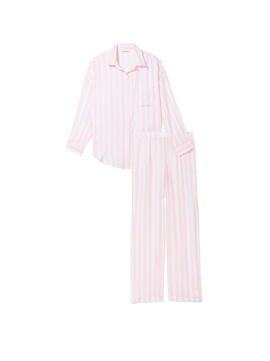 Cotton-Modal Long Pajama Set | Victoria's Secret (US / CA )