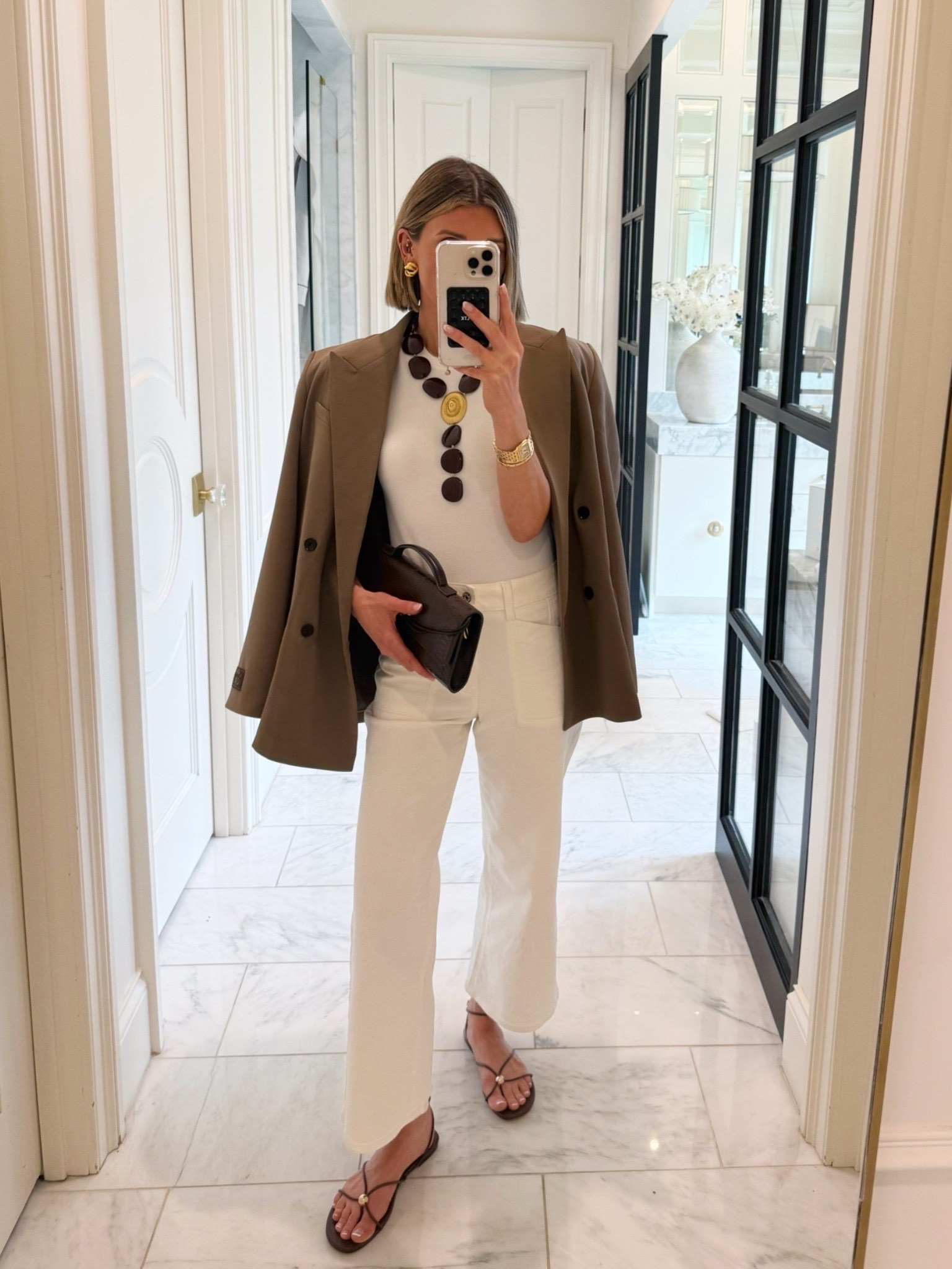 I'm 5'7 wearing size small in my blazer and top. The jeans fit true to size.

#LTKsummer #LTKstyletip

#LTKWorkwear