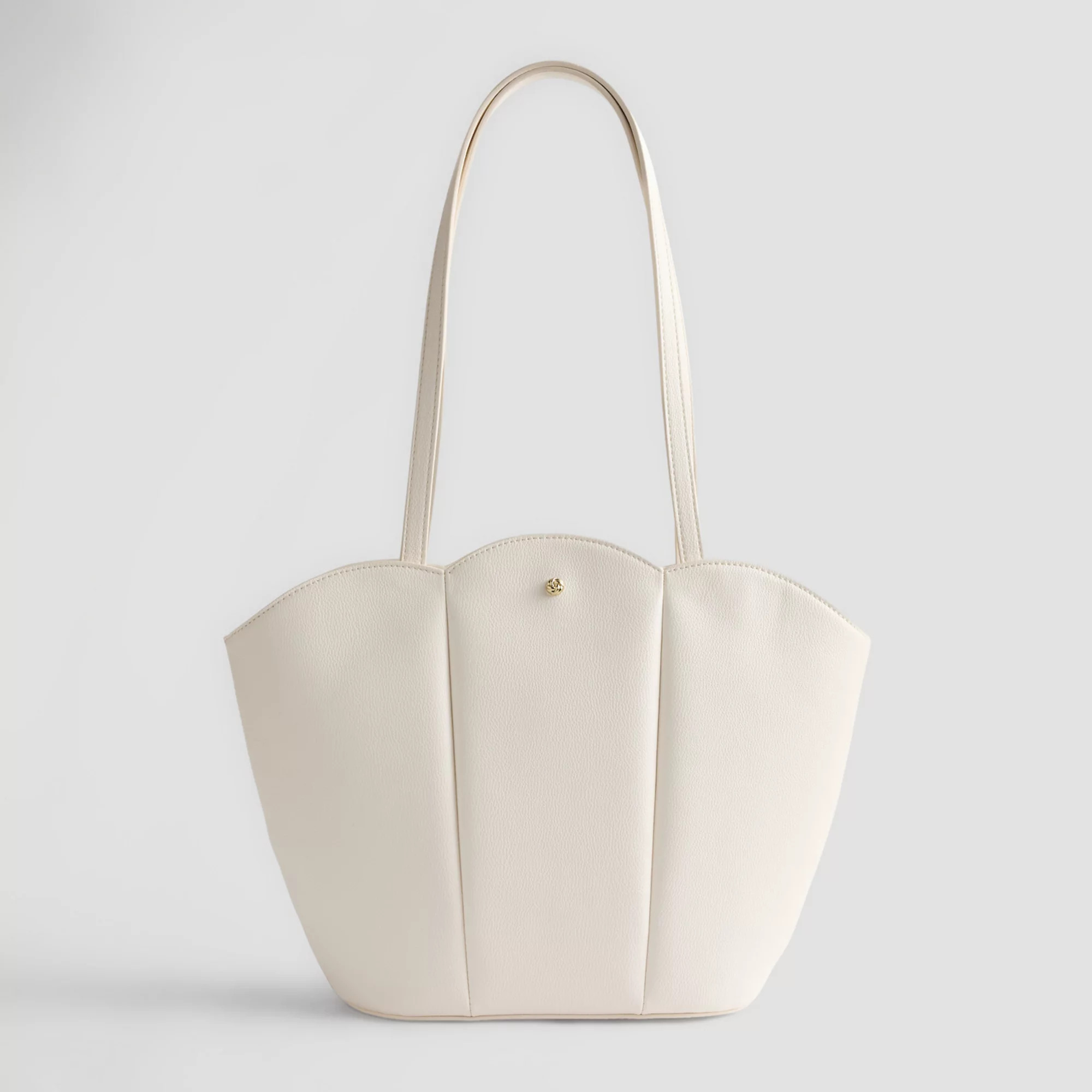 LC Lauren Conrad Evi Scallop Tote Bag | Kohl's
