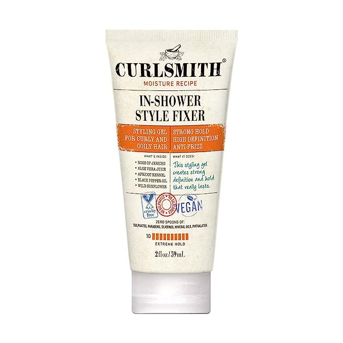 Curlsmith - In-Shower Style Fixer - Vegan Extreme Hold Styling Gel for Dry, Wavy, Curly or Coily ... | Amazon (US)