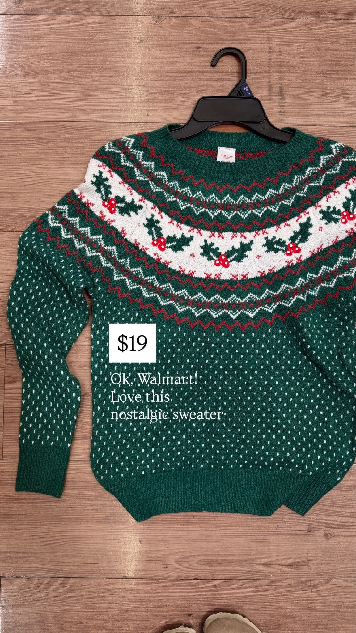 Love this nostalgic sweater from Walmart and it’s only $20, this is super cute, vintage style Christmas sweater, vintage holiday sweater

#LTKSaleAlert #LTKHoliday #LTKGiftGuide