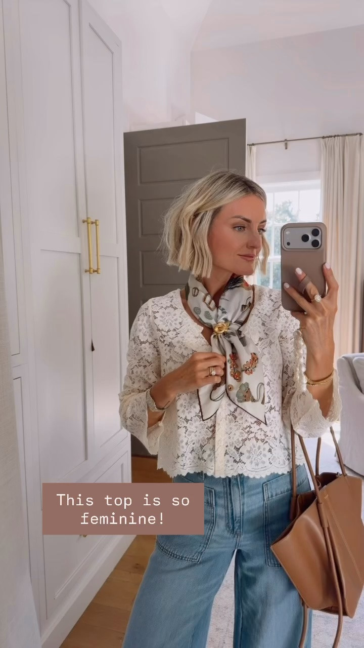 I can’t get over this top from Loft! It is so pretty & feminine! Wearing XS! Currently on sale!

Loverly Grey, Labor Day sales, loft, lace top, fall outfit inspo, scarf styling

#LTKSeasonal #LTKSaleAlert