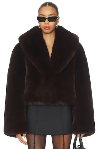 NBD Brooklyn Jacket in Brown from Revolve.com | Revolve Clothing (Global)