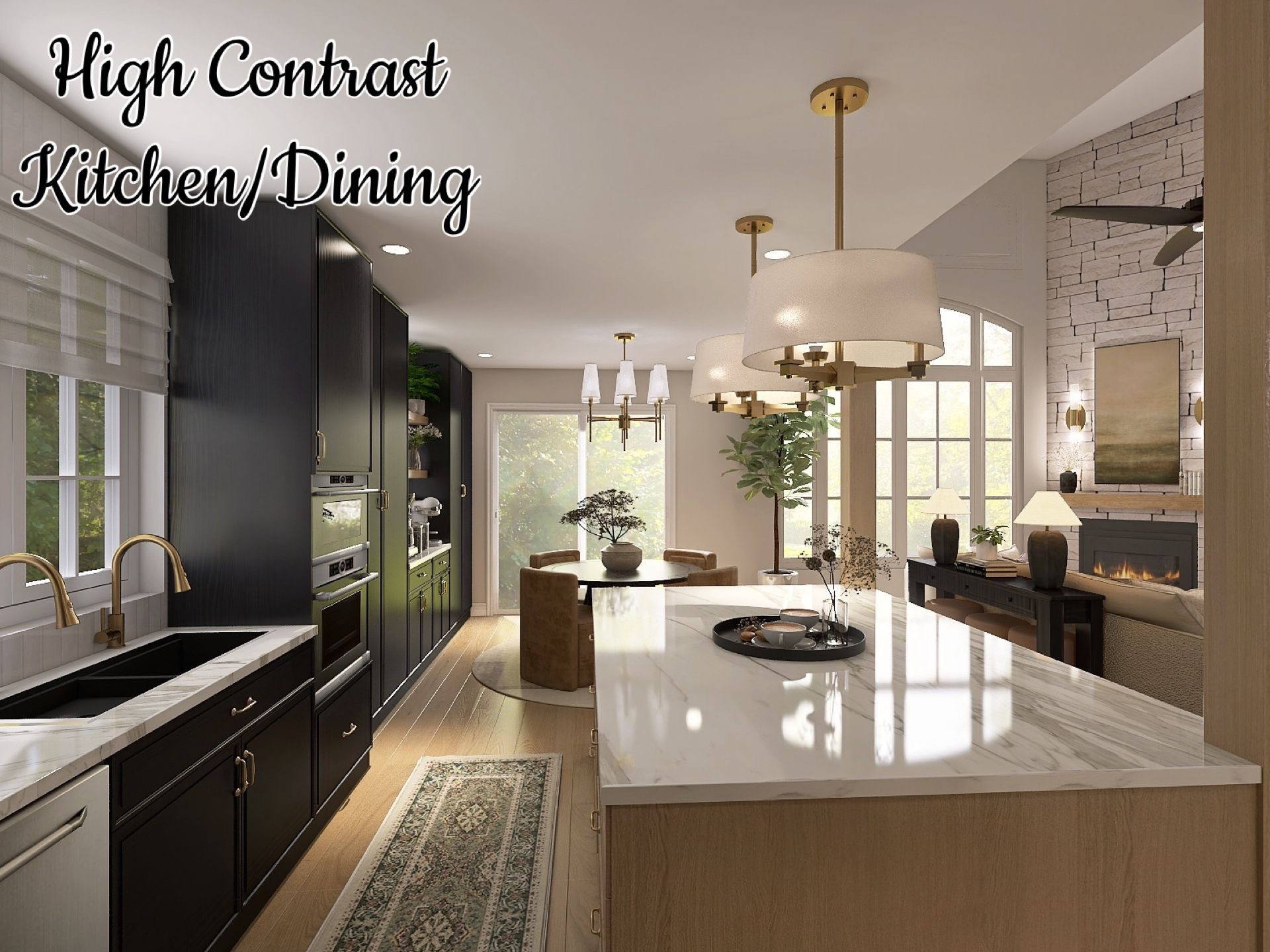 Designed by Olivia
High Contrast Kitchen/Dining 

#LTKSeasonal #LTKHome #LTKmomlife