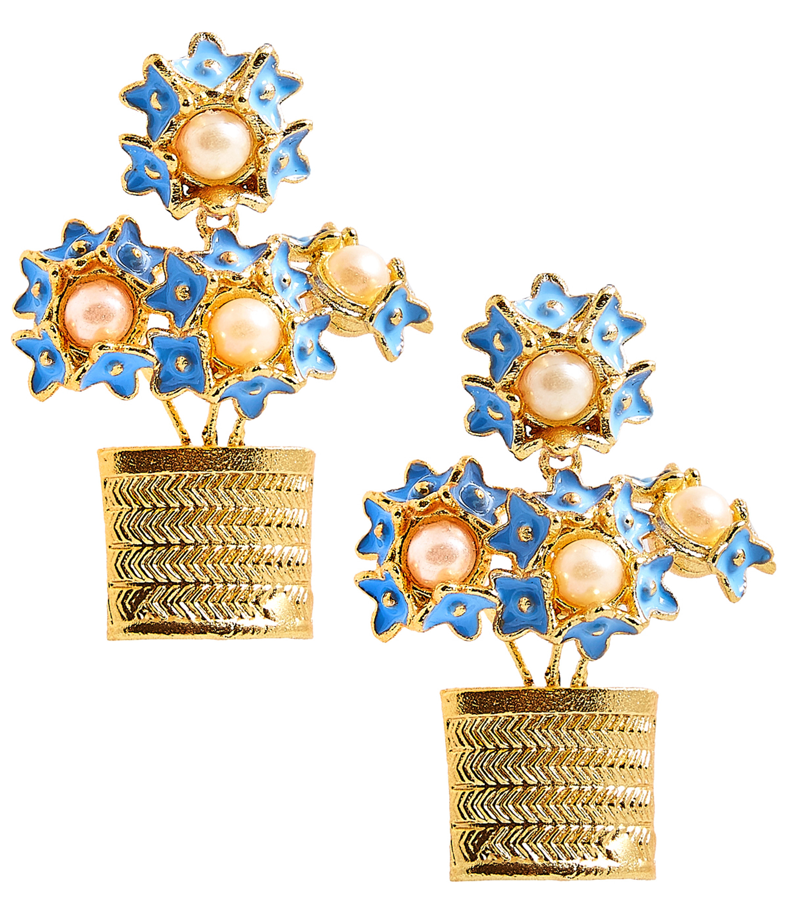 Lexi Earring - Flower Pot - Broke Brooke Collection | Lisi Lerch Inc