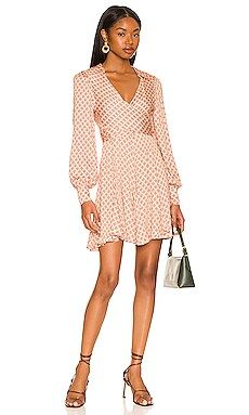 Free People It Takes Two Sleeve Mini Dress in Ivory Combo from Revolve.com | Revolve Clothing (Global)