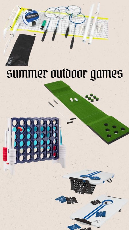 Summer outdoor games!

#LTKFamily #LTKParties #LTKHome