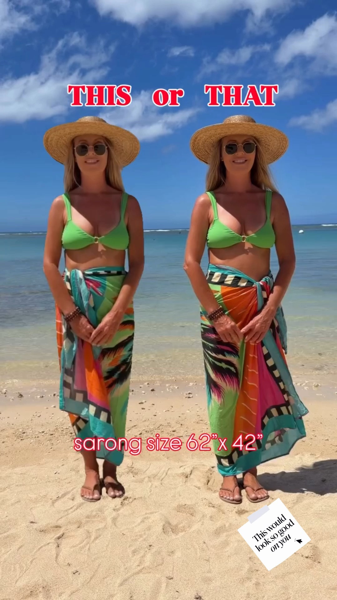 THIS or THAT 🫣? Which sarong dress would you wear ? Please be honest 🥰

Use code ISLE15 for 15% off on orders $70+ on @Cupshe 

#sarong #pareo #resortwear

#LTKootd #LTKSwim #LTKU