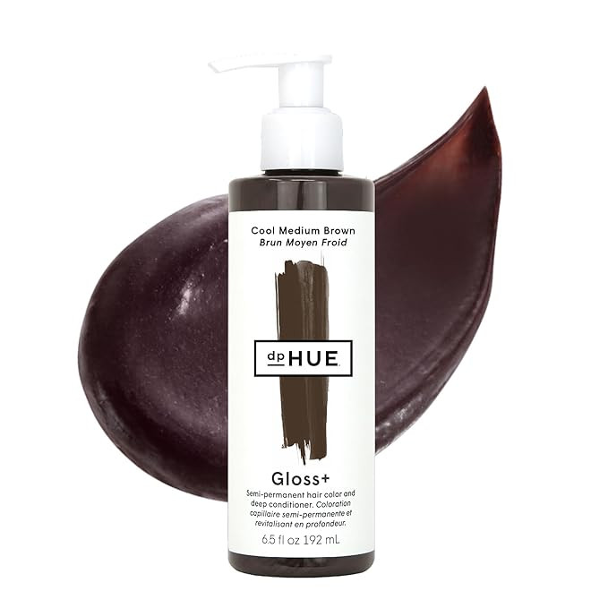 dpHUE Gloss+, Cool Medium Brown - 6.5 oz (8-12 Applications) - Semi-Permanent Hair Color & Condit... | Amazon (US)