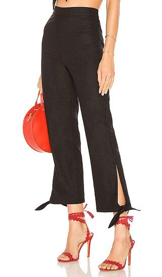 MAJORELLE Brexley Pant in Black | Revolve Clothing (Global)