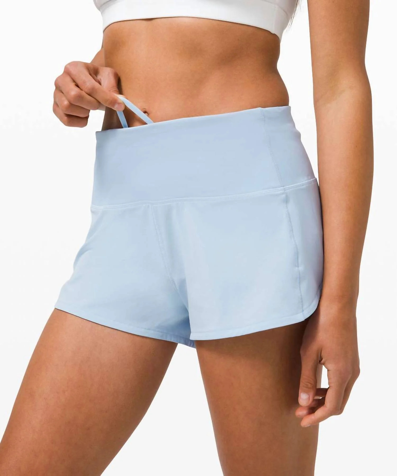 Women's Speed Up High-Rise Short In Windmill Blue | Shop Simon