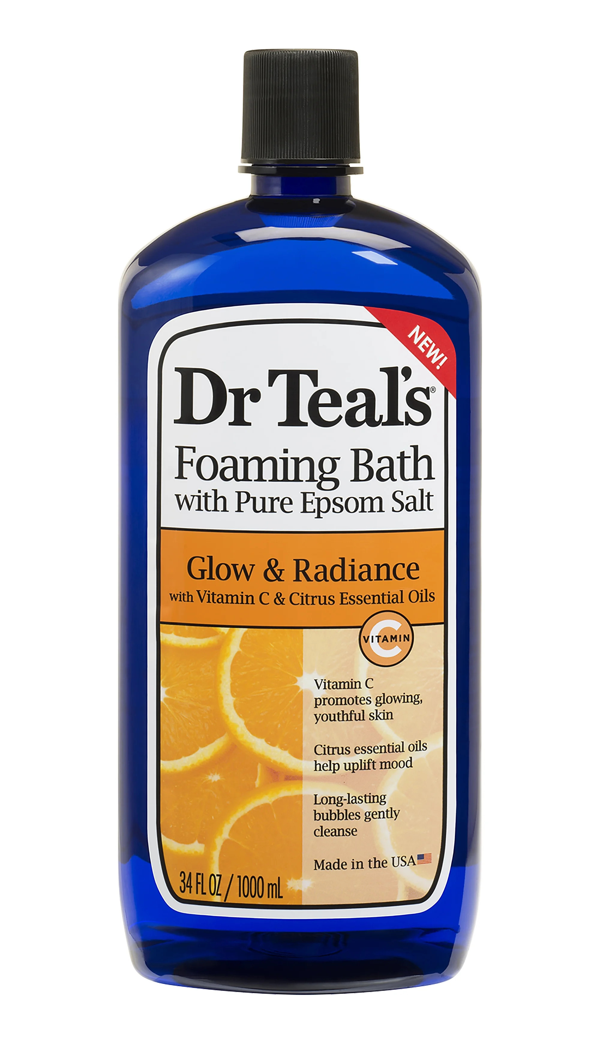 Dr Teal's Foaming Bath with Pure Epsom Salt, 34 fl oz | Walmart (US)