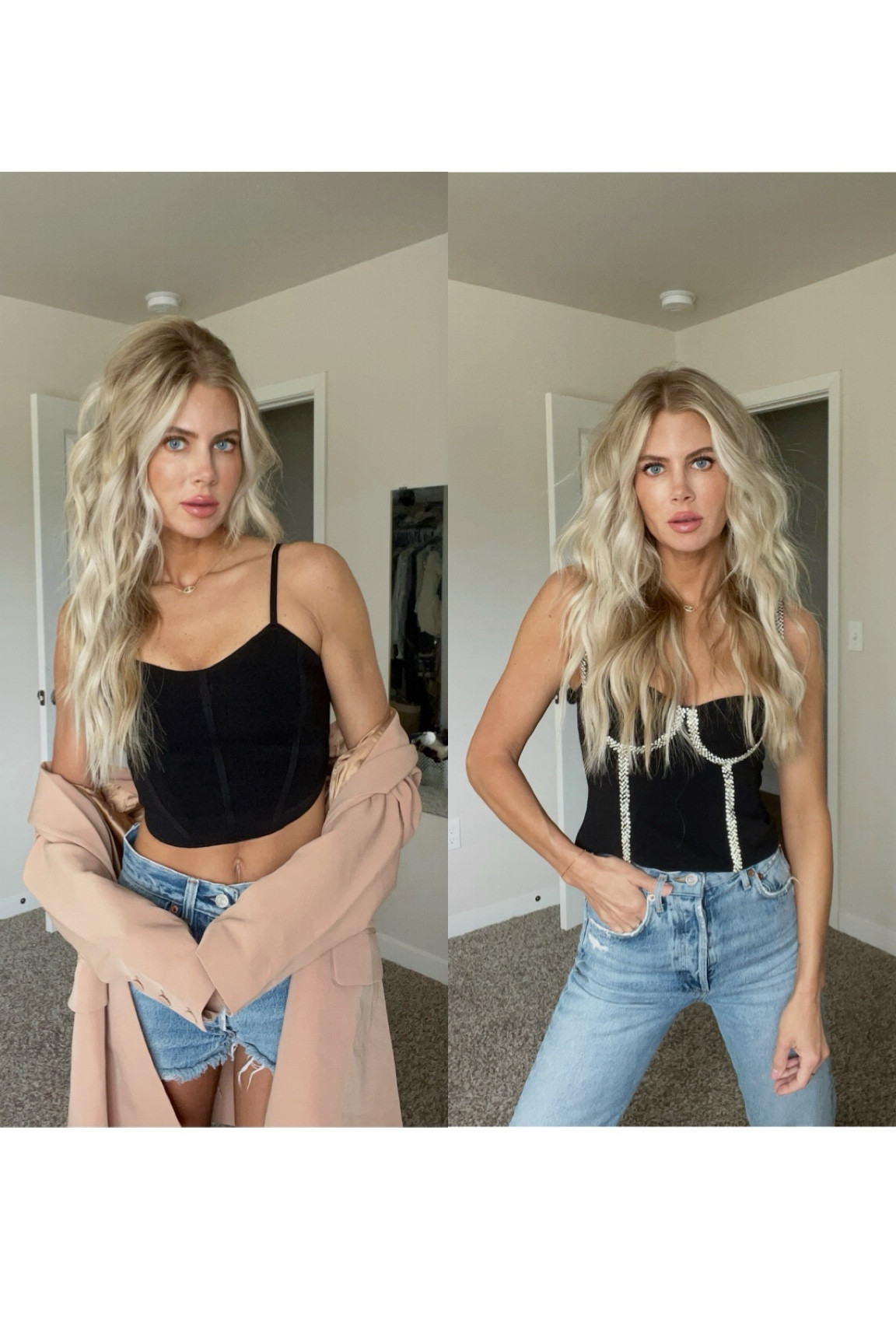 Cute spring options 🩷 everything runs tts. The solid black corset is one of my favs and on sale for under 30 

#LTKsalealert #LTKfindsunder50 #LTKfindsunder100