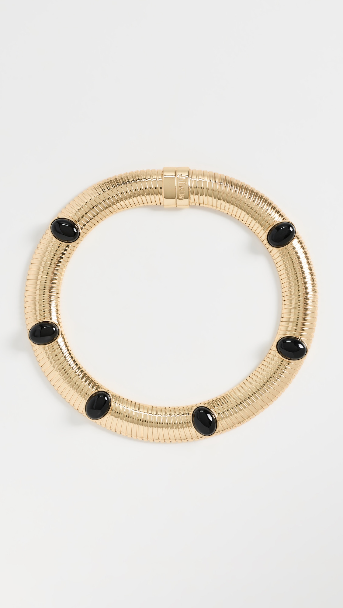 Julietta Celeste Necklace Gold/Black One Size | Shopbop