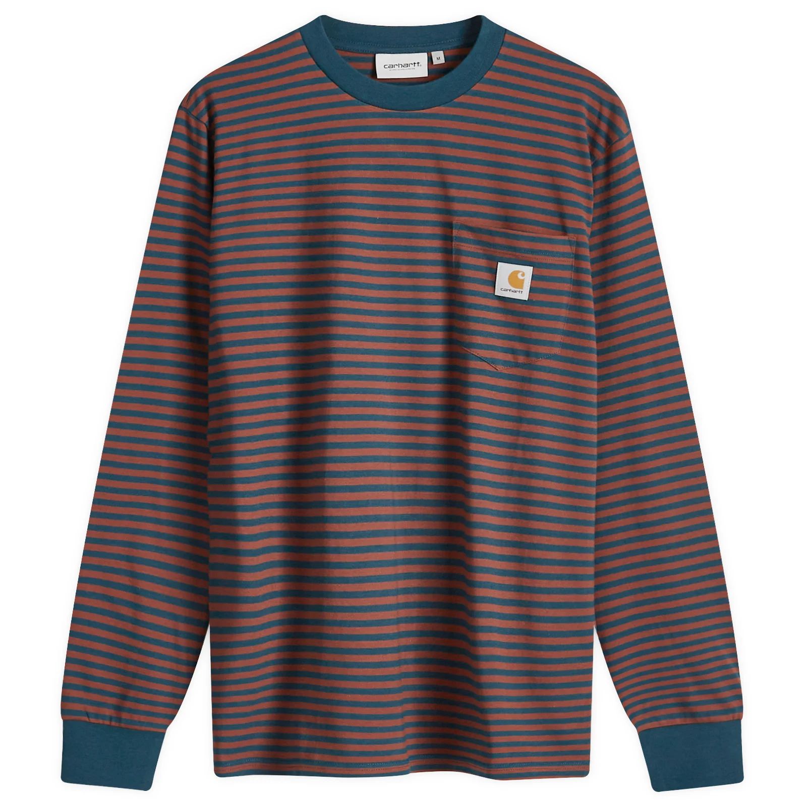 Carhartt WIP Long Sleeve Verner Stripe Pocket T-Shirt | END. Clothing