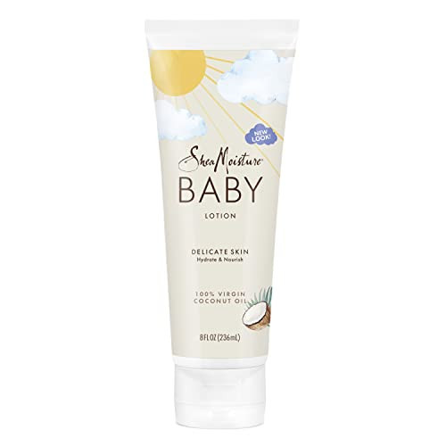 SheaMoisture Baby Lotion 100% Virgin Coconut Oil for Baby Skin Baby Lotion Clear Skin Moisturizer 8 oz | Amazon (US)