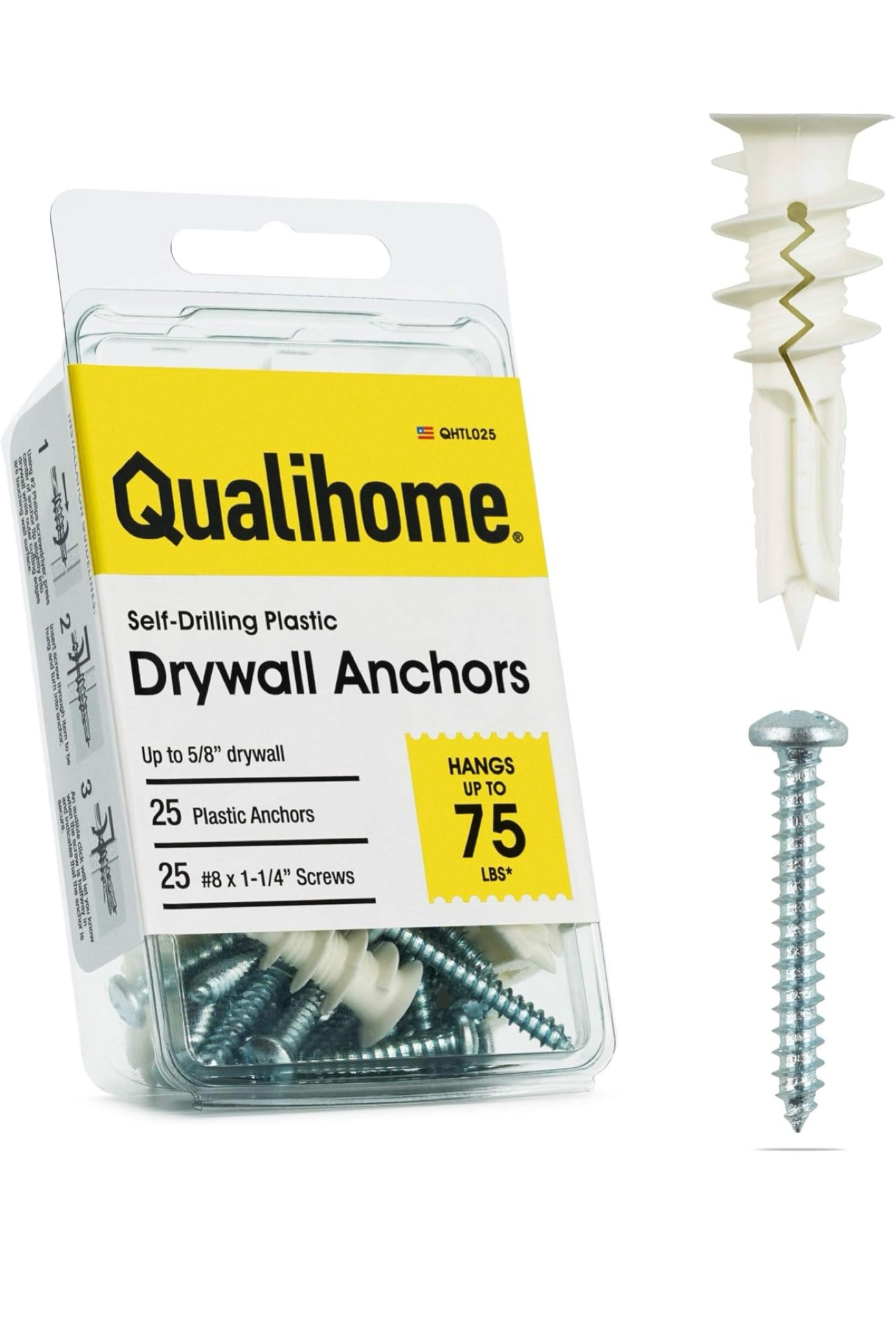Self drilling drywall anchors
