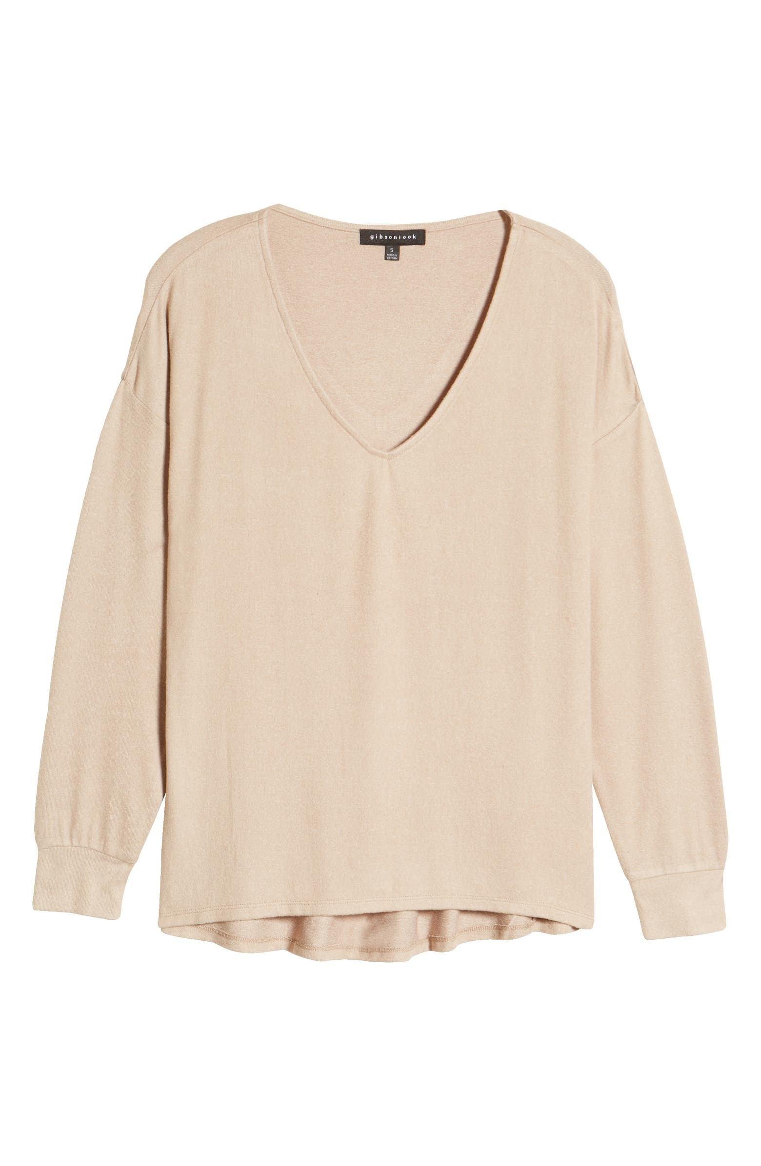 V-Neck Fleece Top | Nordstrom