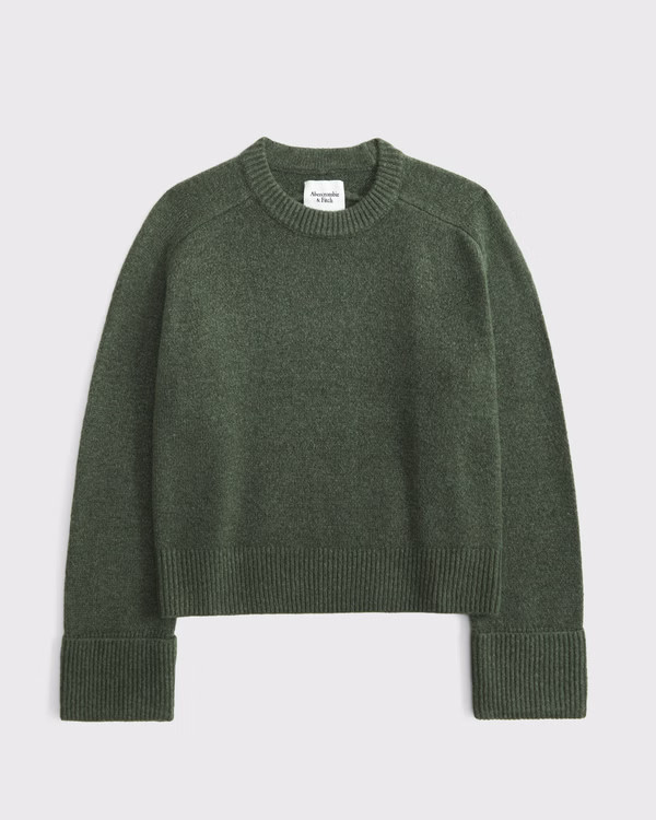 Women's The A&F Madeline Crew Sweater | Women's New Arrivals | Abercrombie.com | Abercrombie & Fitch (US)