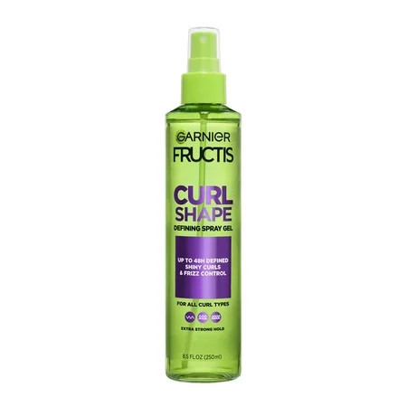 Garnier Fructis Style Curl Shape Conditioning Defining Spray Hair Gel for Curly Hair 8.5 fl oz | Walmart (US)