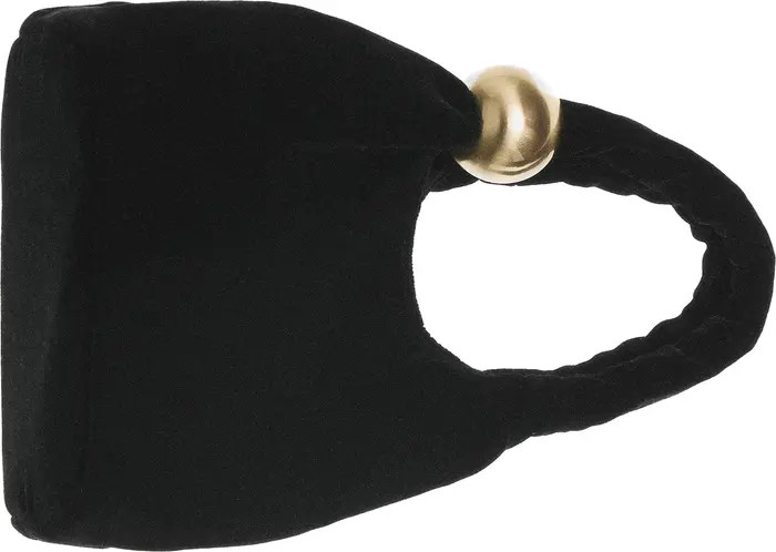 Ball Detail Velvet Handbag | Nordstrom