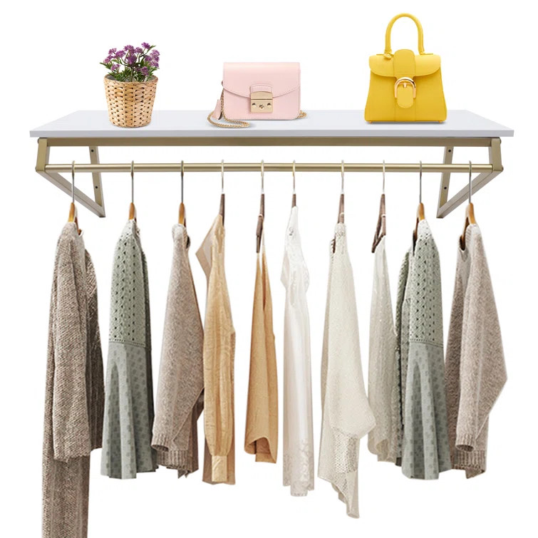 Tilmann 41.3'' Metal Clothes Rack | Wayfair North America