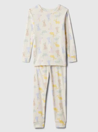 babyGap 100% Organic Cotton Bunny PJ Set | Gap Factory