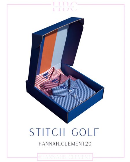 Stitch golf mystery box! 3 polos for $124 with my code hannah_clement20 

#LTKstyletip #LTKsalealert #LTKmens