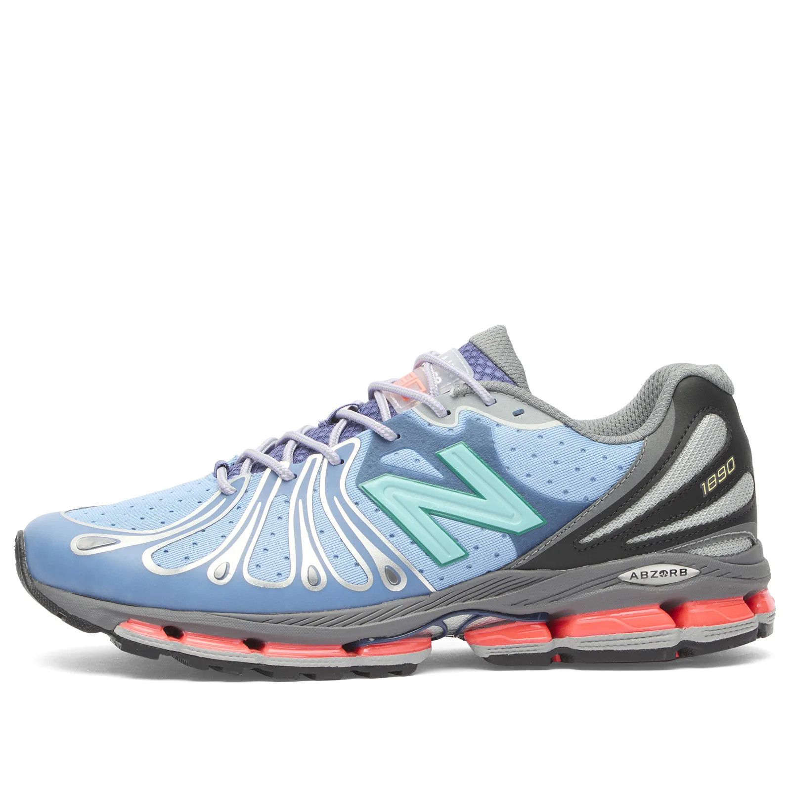 New Balance x Action Bronson 1890 Sneaker in Blue, Size UK 7 | END. Clothing