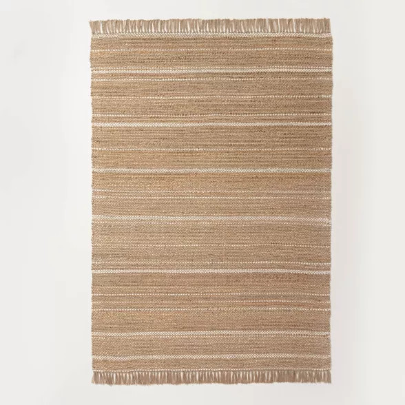 Jute Variegated Stripe Area Rug - Hearth & Hand™ with Magnolia | Target