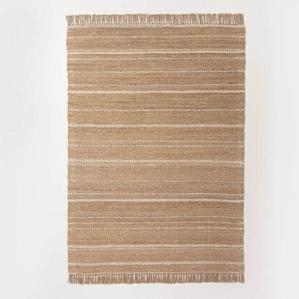 Jute Variegated Stripe Area Rug - Hearth & Hand™ with Magnolia | Target