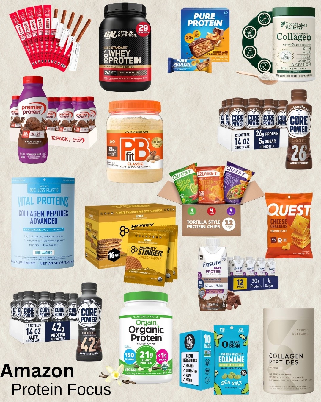 Protein focus. Protein powder. Protein drinks. Protein snacks. Spring reset. Fitness focus. Health and wellness. Summer body. Fitness diet. High protein diet. Amazon protein 

#LTKActive #LTKmorningroutine #LTKselfcare