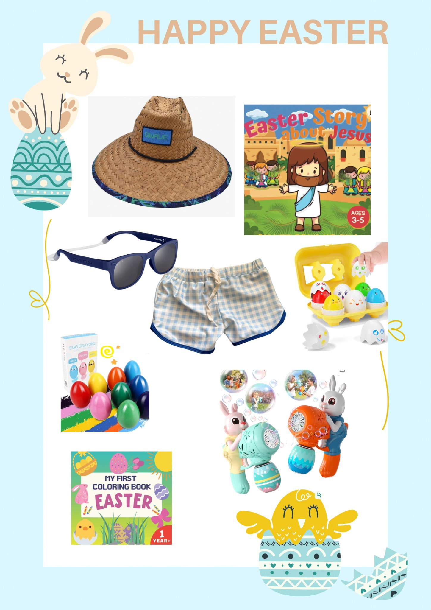 Toddler boy Easter basket ideas 
