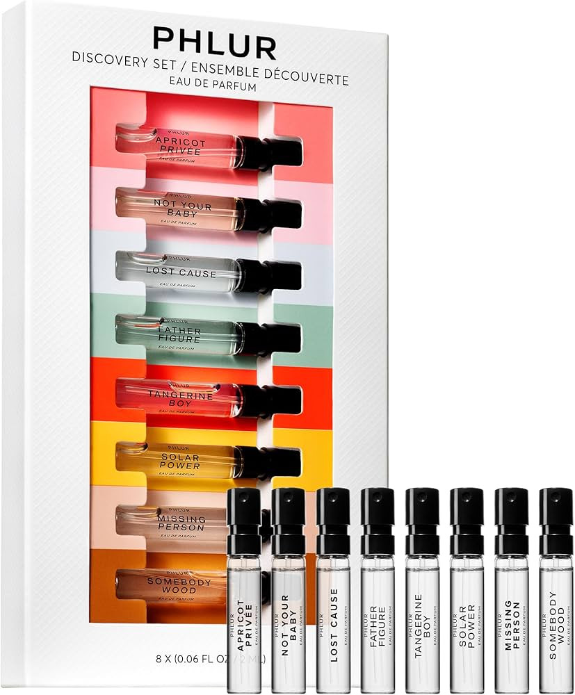 PHLUR Fragrance Discovery Kit - 8-Piece Perfume Sample Bottles Set - 2mL Mini Perfume Fine Fragra... | Amazon (US)