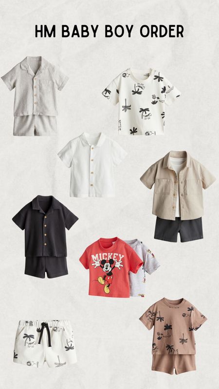 HM baby boy order. The cutest boy outfits for such a great price! Baby boy neutral outfits for spring and summer 

#LTKbaby #LTKkids #LTKfamily