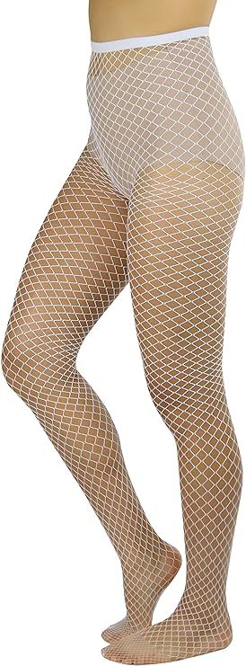 ToBeInStyle Women's Mini Diamond Net Novelty Pantyhose Fishnet Durable Tights - Regular & Plus | Amazon (US)