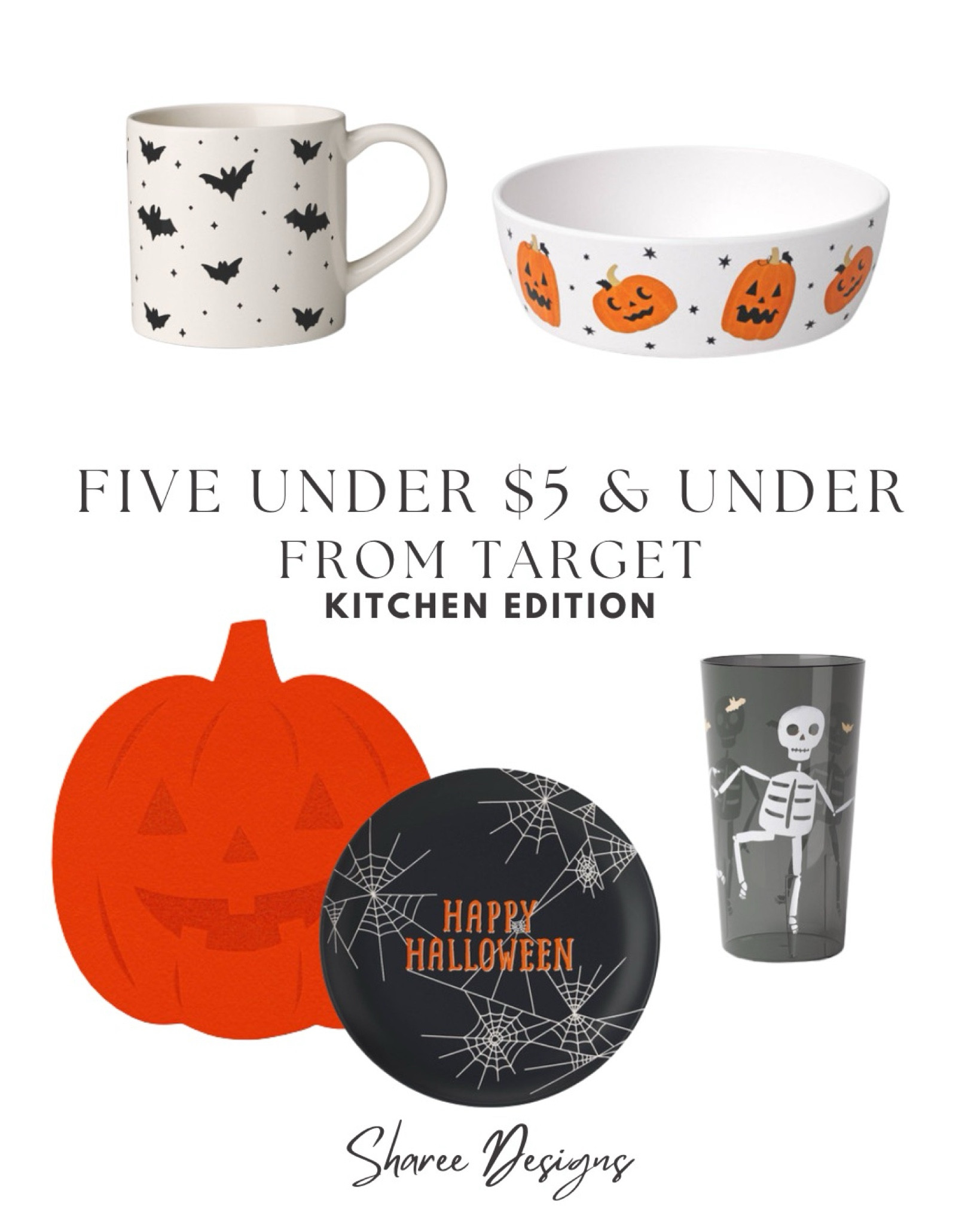 Friday five under five! Kitchen items from Target for Halloween all under $5!

#LTKHome #LTKStyleTip #LTKSeasonal