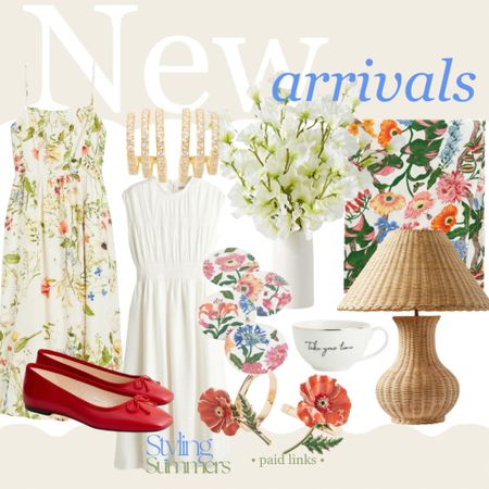 Pretty new floral arrivals lamp dress shoes florals 

#LTKSpringSale #LTKhome #LTKSeasonal