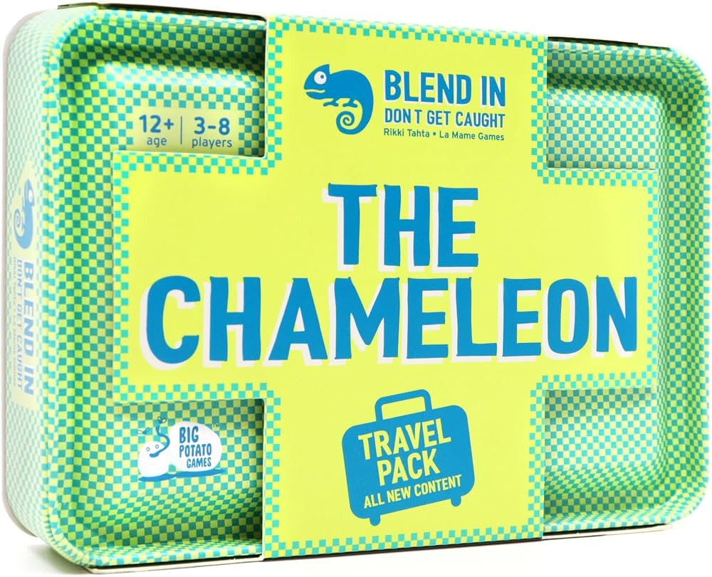 The Chameleon Travel: The Award-Winning Spot-The-Imposter Board Game in a Travel Friendly Tin wit... | Amazon (US)