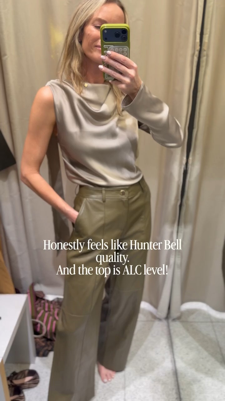 Wearing size Small top and size 2 pants!