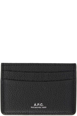 Black André Card Holder | SSENSE